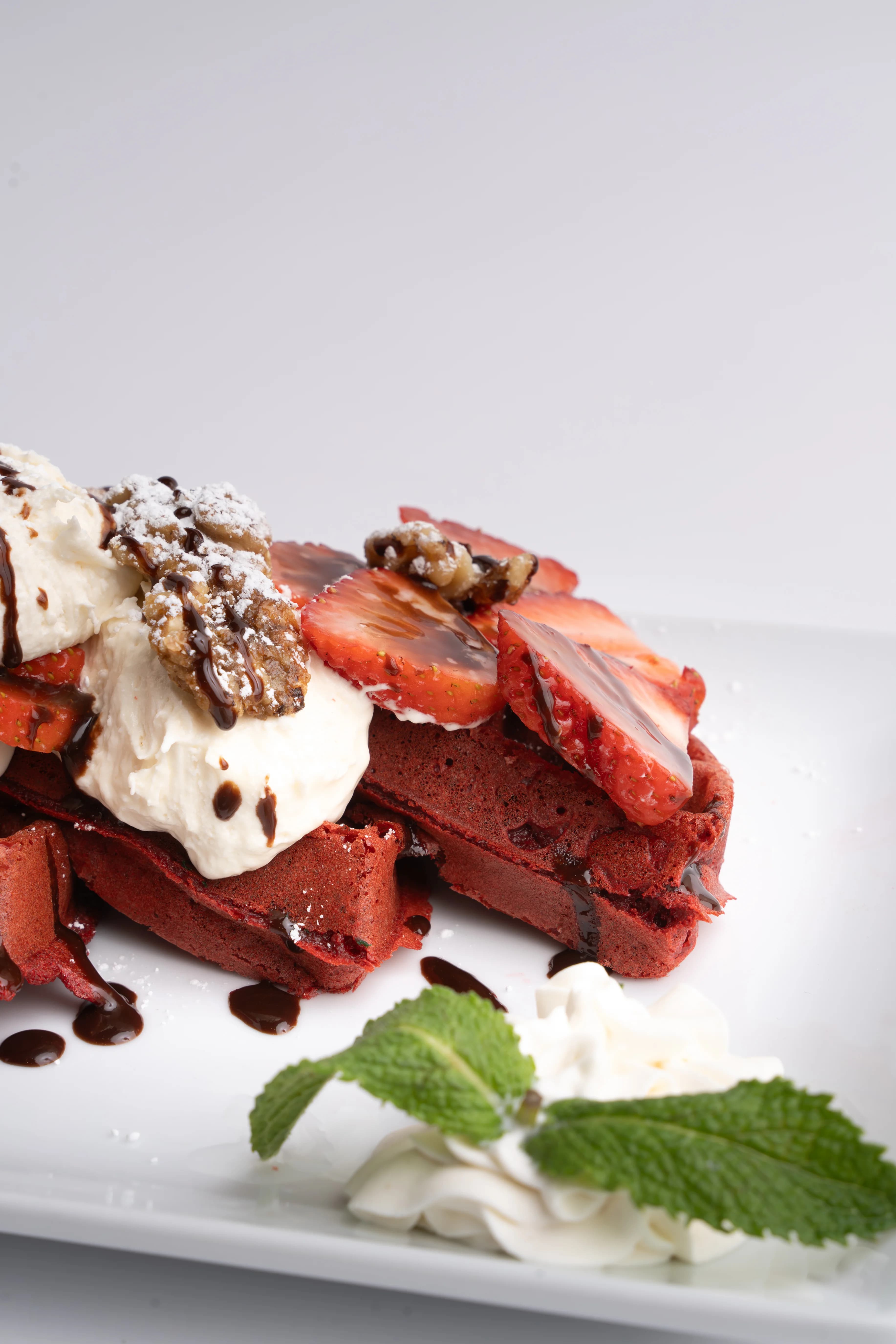 Red Velvet Bliss Waffle