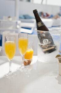 Pool-side Mimosas at The Standard Hotel